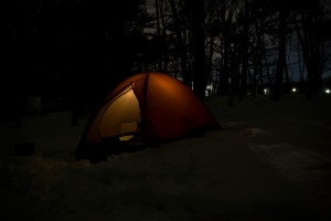 夜のテント3