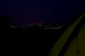 筑波高原キャンプ場の夜景2
